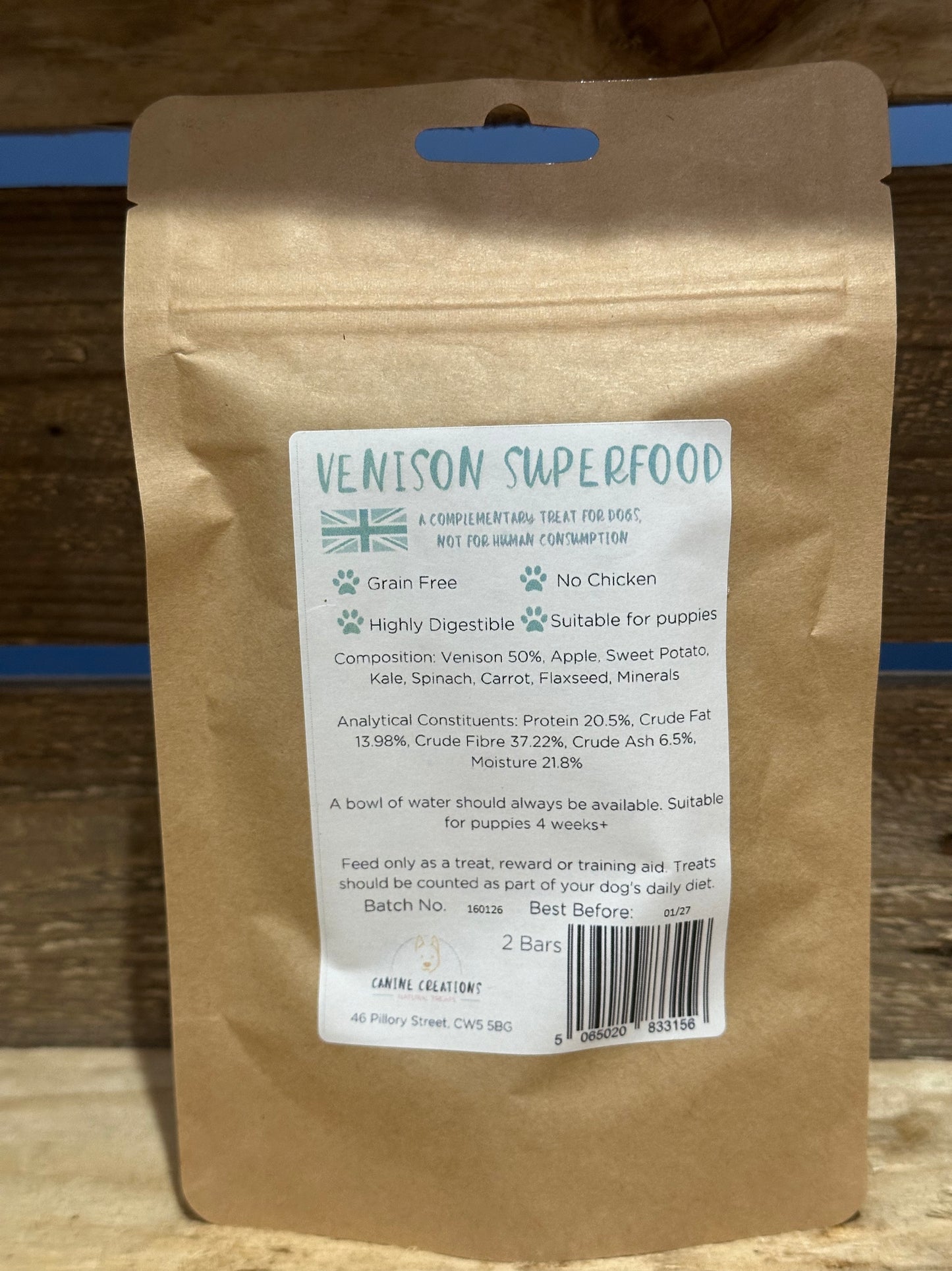 Venison Superfood Bars