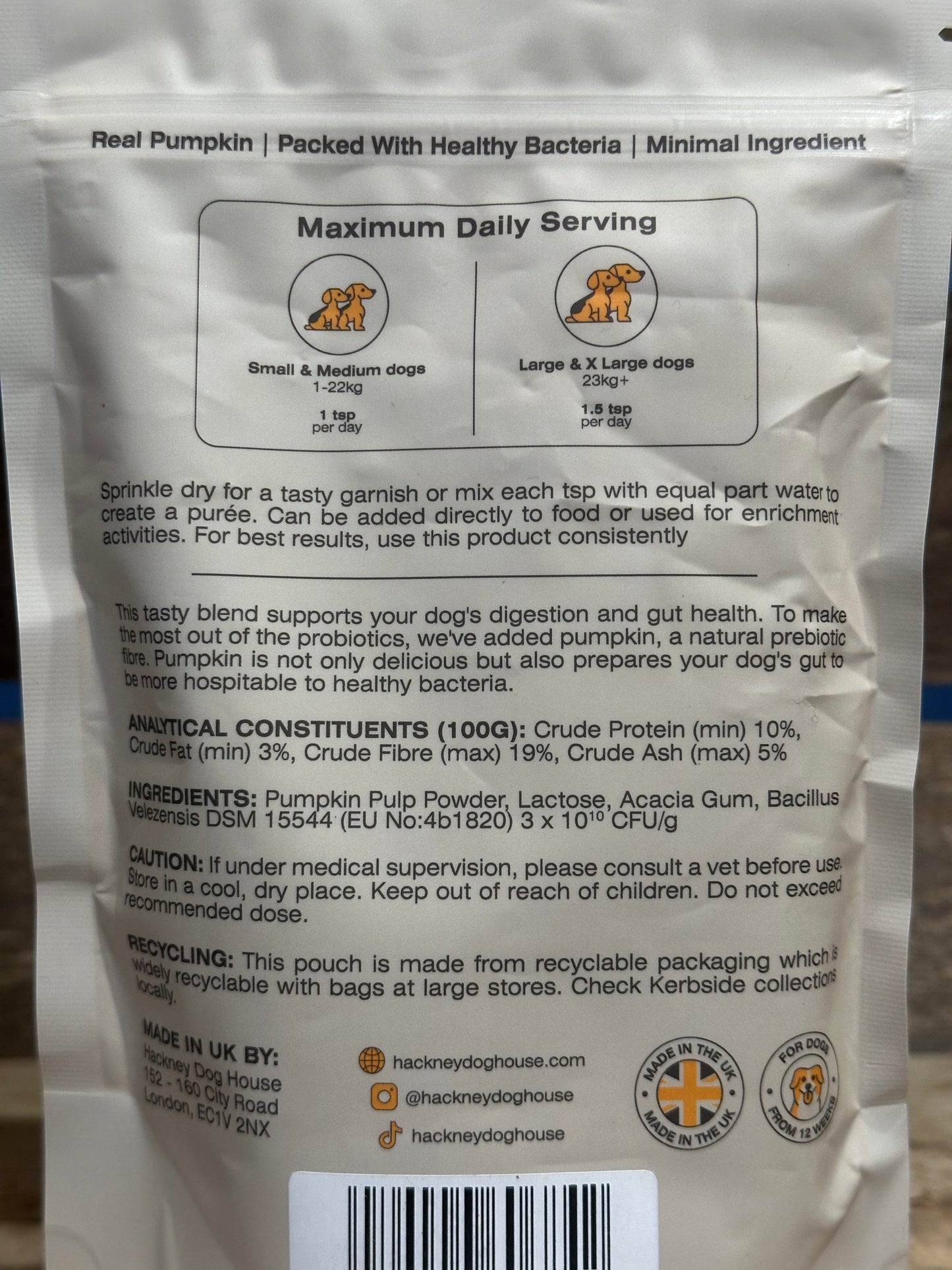 Pumpkin and Probiotics