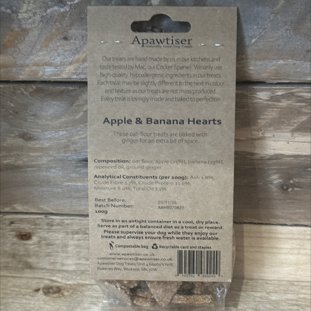 Apple and Banana Hearts
