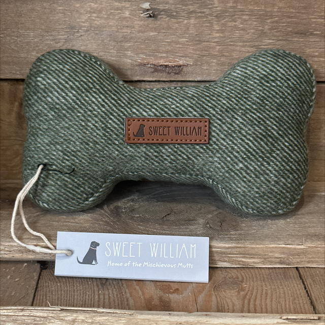 Green Tweed Bone