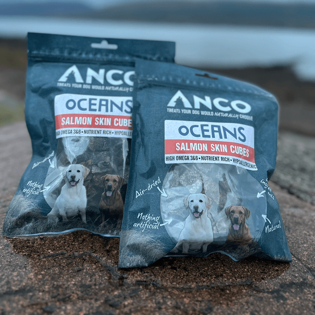 Salmon Skin Cubes 