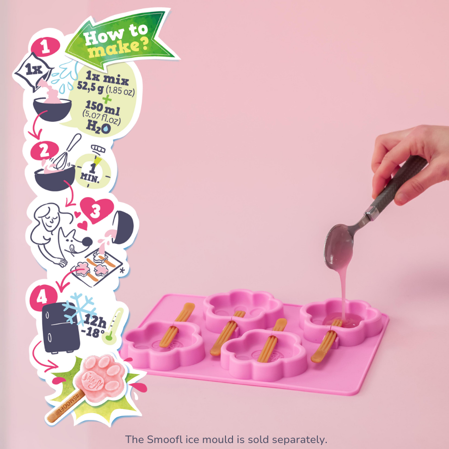 Strawberry Dog Ice Cream Mix