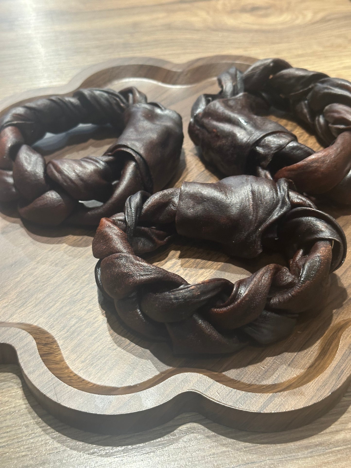 Braided Camel Collagen Ring