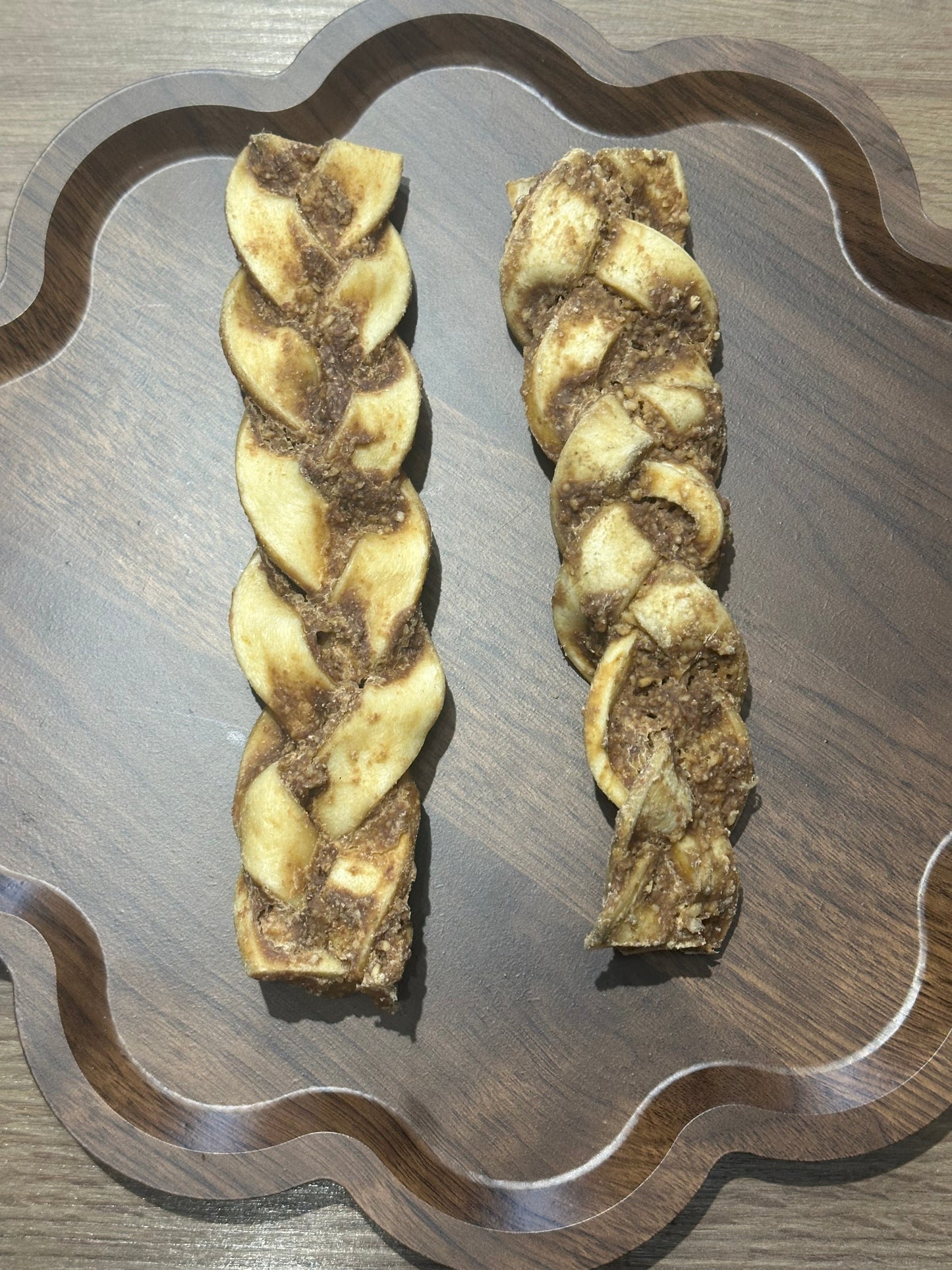 Beef Peanut Butter Braids