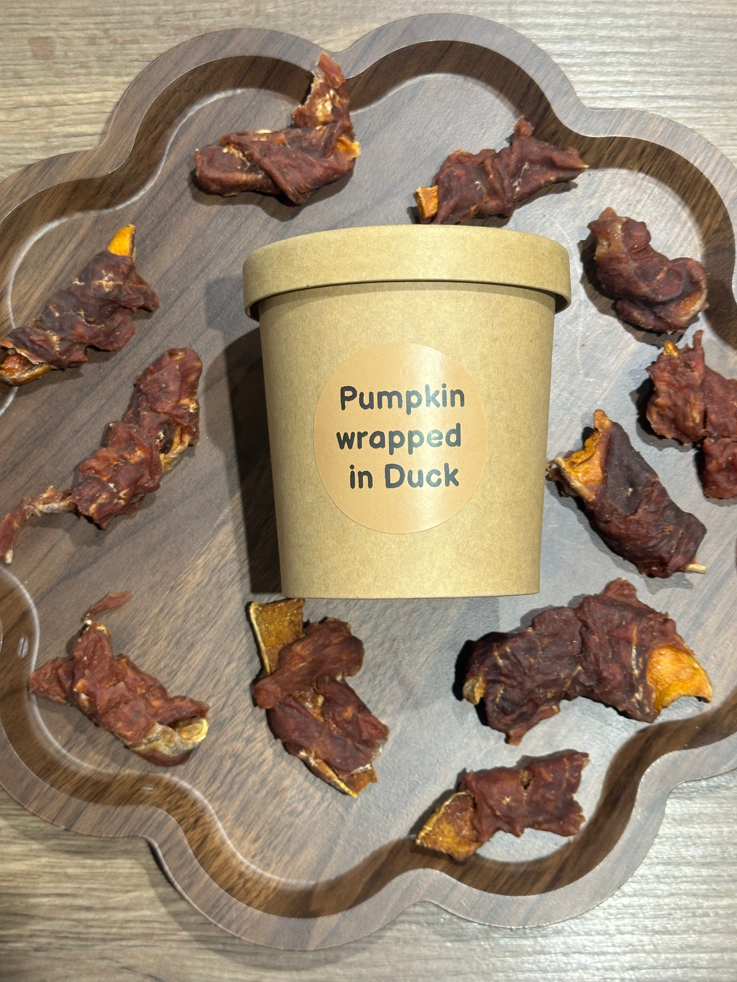 Pumpkin Wrapped in Duck Tub
