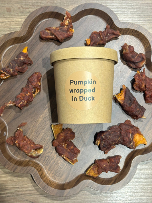 Pumpkin Wrapped in Duck Tub