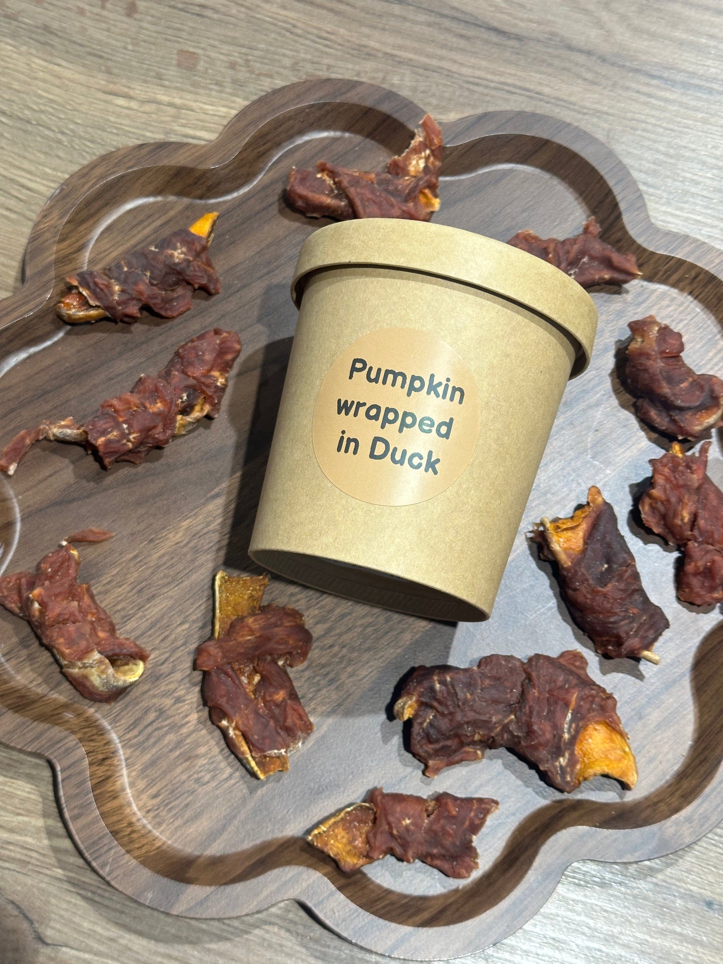 Pumpkin Wrapped in Duck Tub