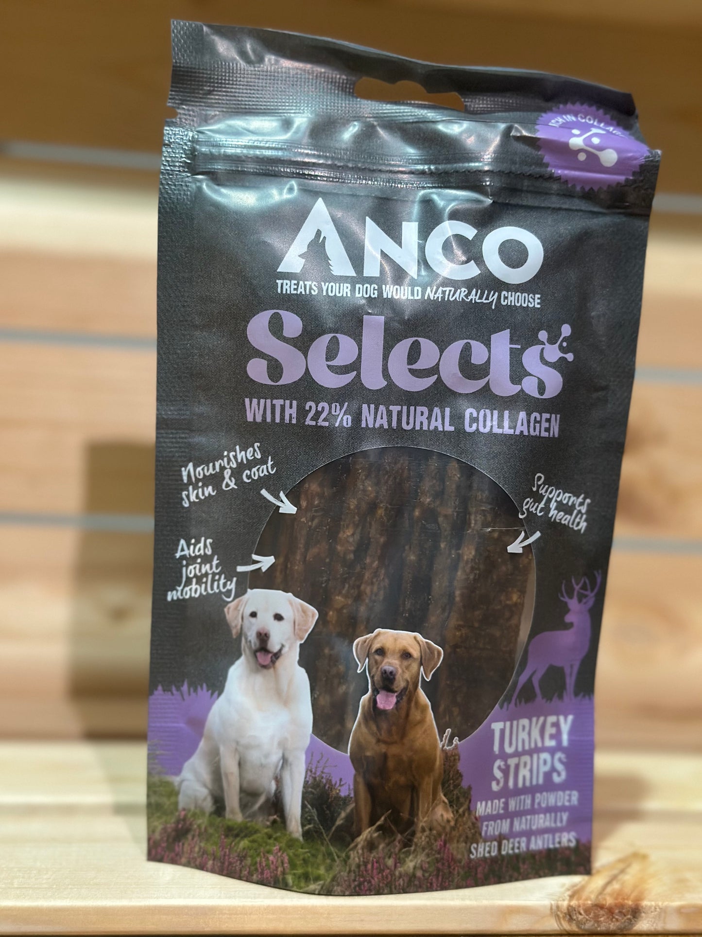 Turkey Strips with Collagen