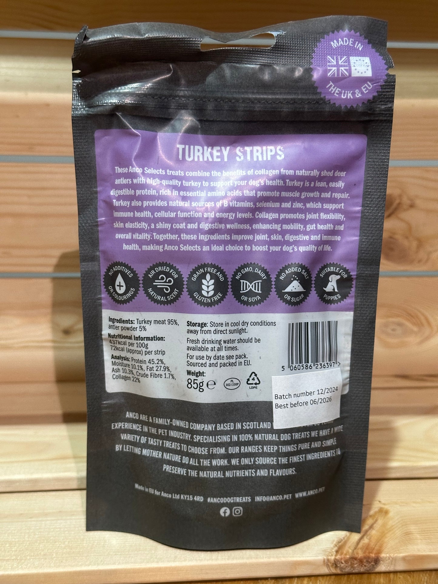 Turkey Strips with Collagen