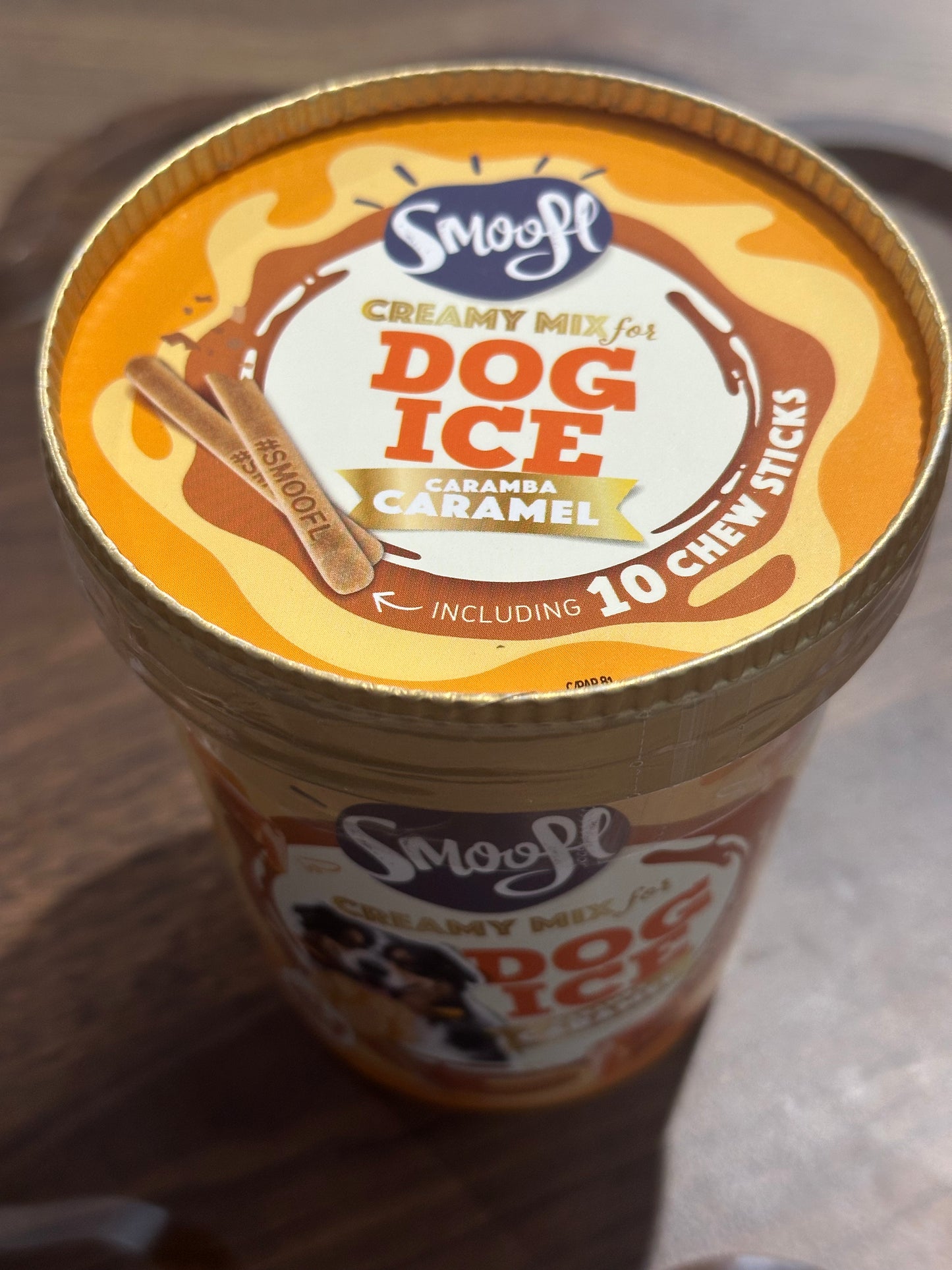 Caramel Dog Ice Cream Mix