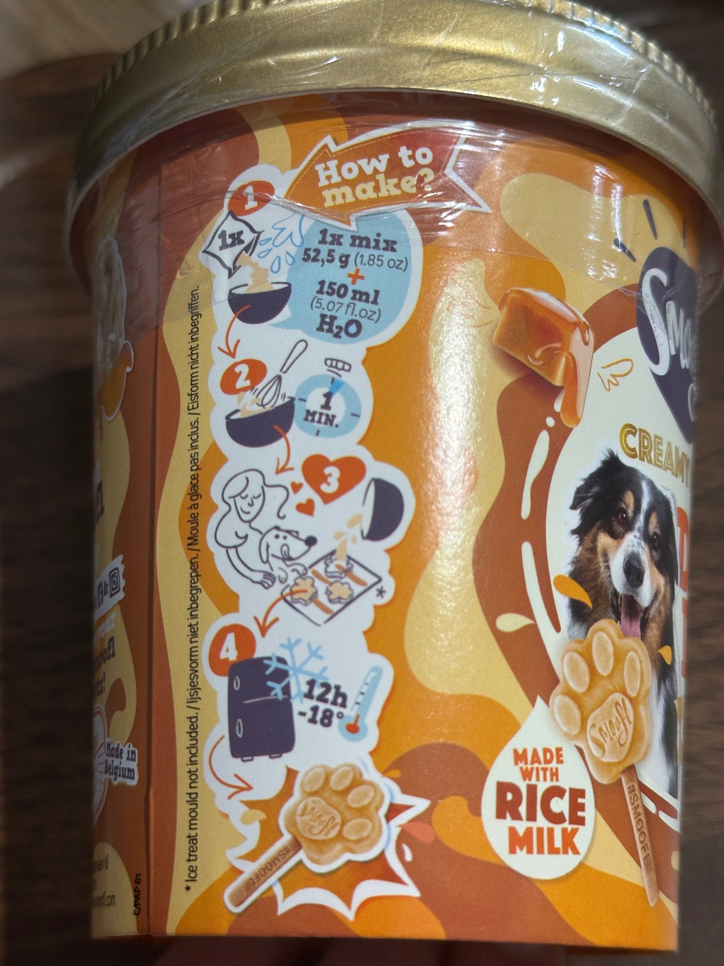 Caramel Dog Ice Cream Mix