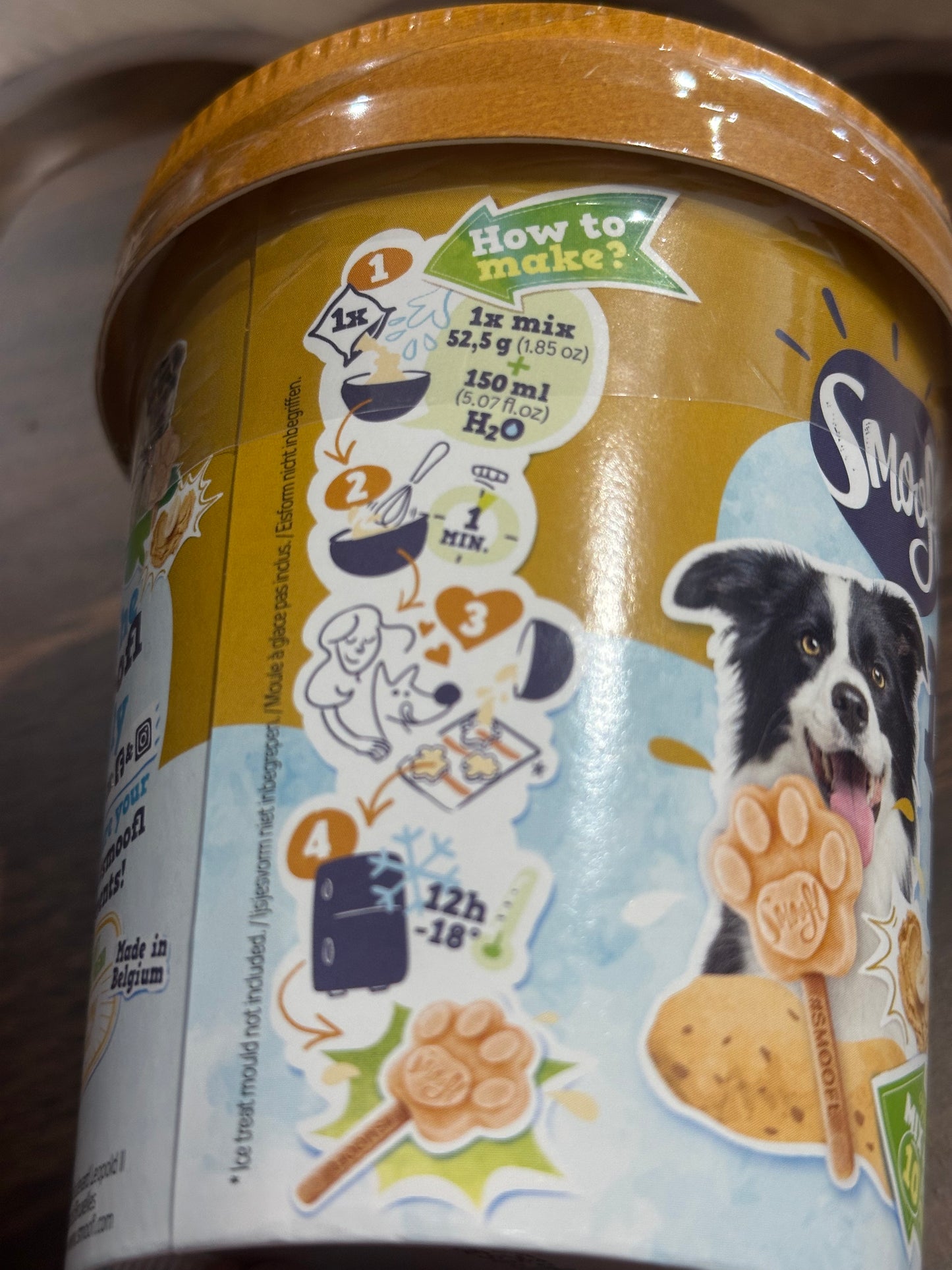 Peanut Butter Dog Ice Cream Mix