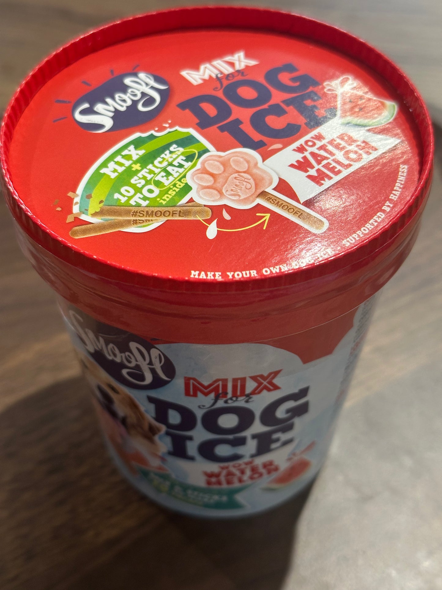 Watermelon Dog Ice Cream Mix
