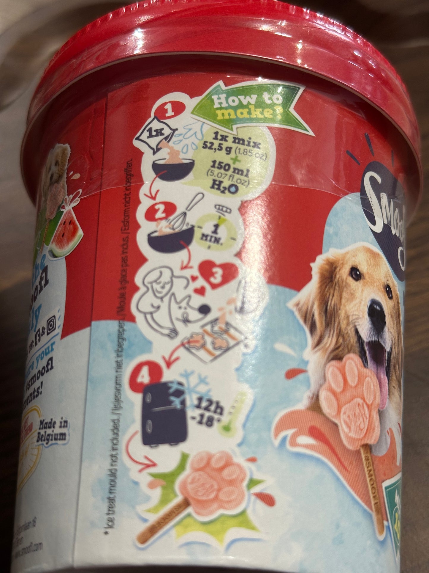 Watermelon Dog Ice Cream Mix