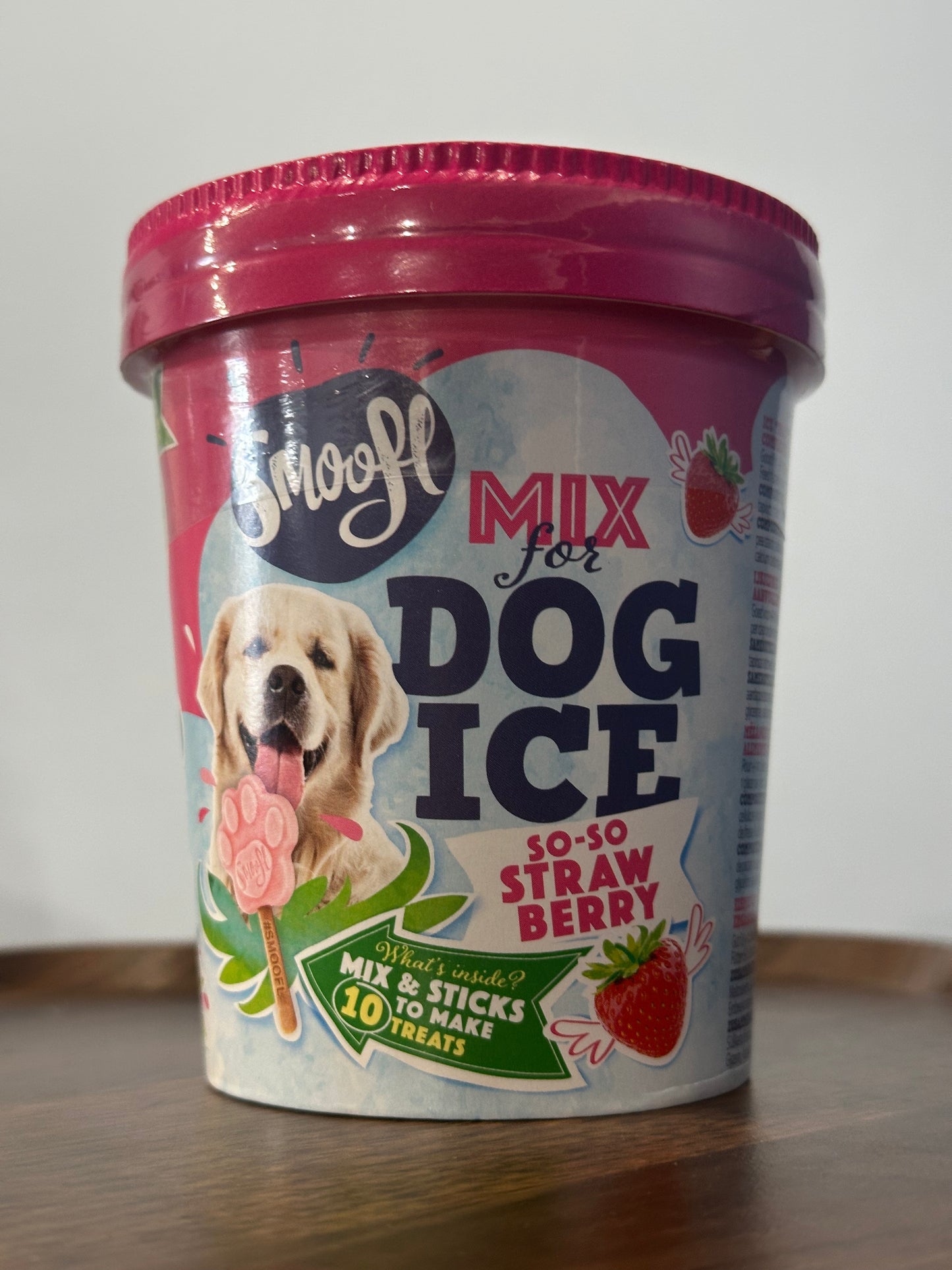 Strawberry Dog Ice Cream Mix