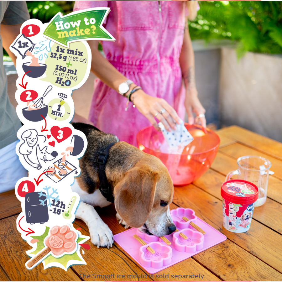 Watermelon Dog Ice Cream Mix