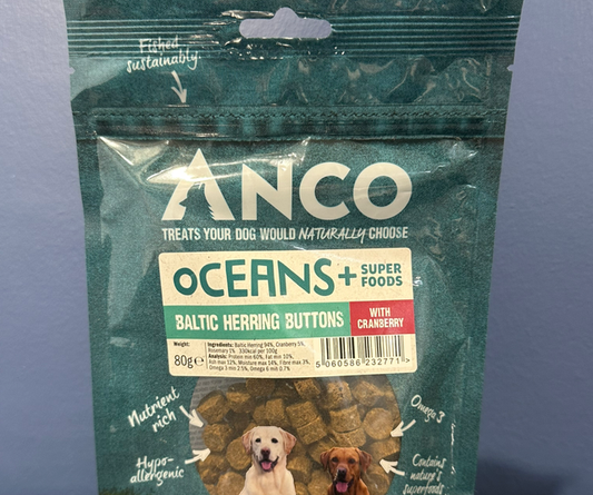 Baltic Herring Buttons with Cranberry