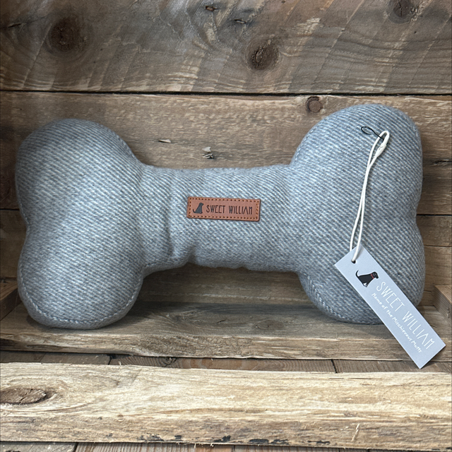 Grey Large Tweed Bone