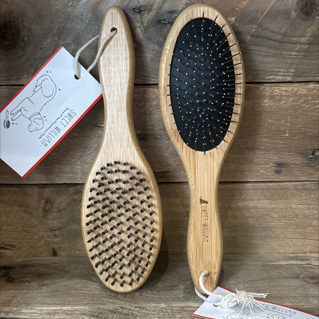 Double Sided Bamboo Brush