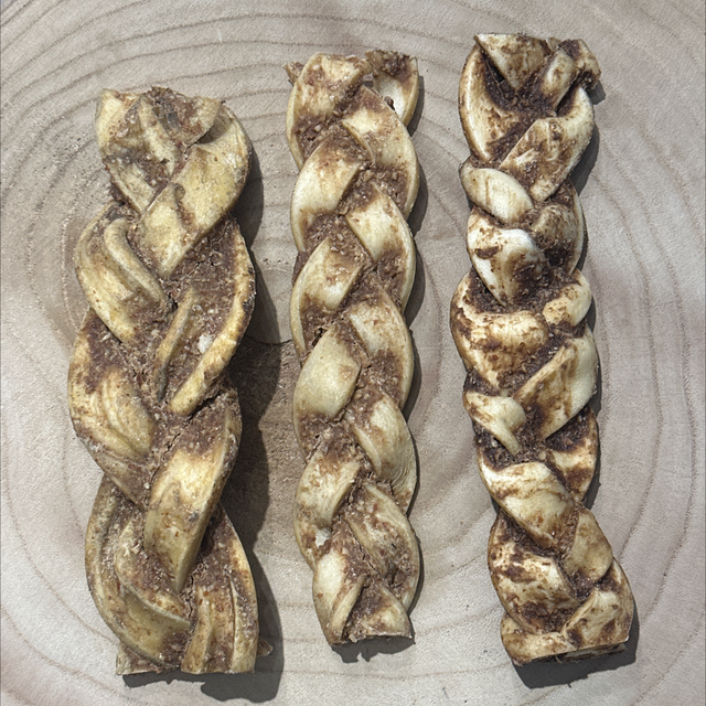 Beef Peanut Butter Braids