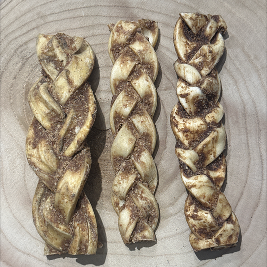 Beef Peanut Butter Braids