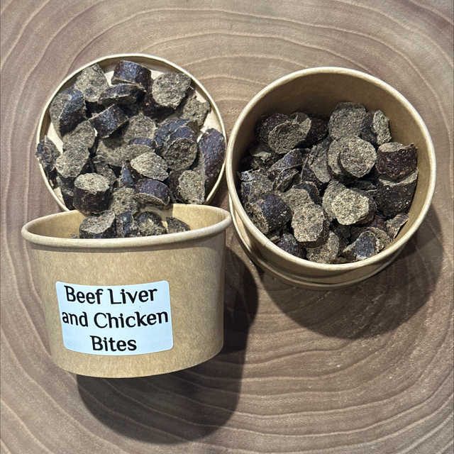 Beef Liver and Chicken Bites