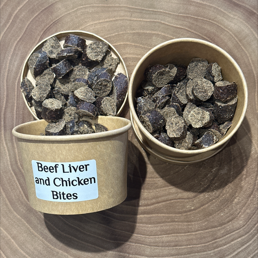 Beef Liver and Chicken Bites