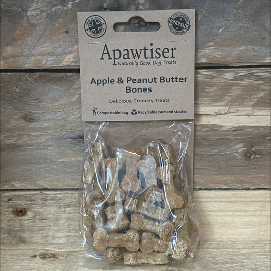 Apple and Peanut Butter Bones