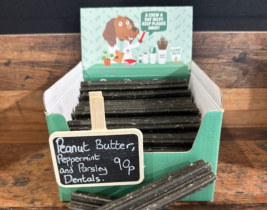 Peanut Butter, Peppermint and Parsley Daily Dental